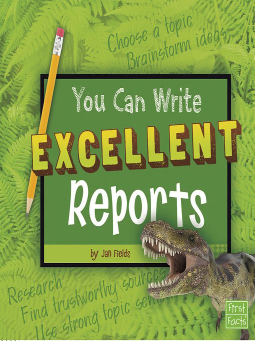 Title details for You Can Write Excellent Reports by Jan Fields - Wait list